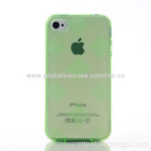 New Waffle Design TPU Hard Shell for iPhone 4/4s, iPhone 5/5s